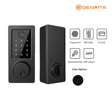 Cerradura de puerta con cerrojo inteligente J07