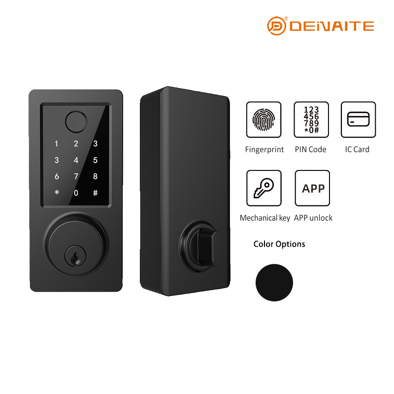 Cerradura de puerta con cerrojo inteligente J07