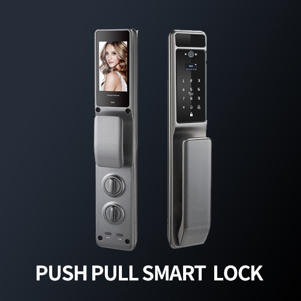 cerradura de puerta inteligente push-pull p80